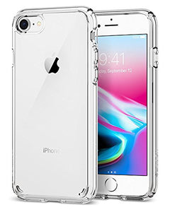 iPhone 8 Case, iPhone 7 Case, Spigen Ultra Hybrid [2nd Generation] - Reinforced Camera Protection Clear Case for Apple iPhone 7 (2016) / Apple iPhone 8 (2017) - Crystal Clear