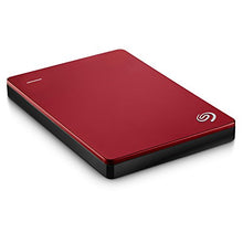 Seagate 2 TB Backup Plus Slim USB 3.0 Portable 2.5 Inch External Hard Drive for PC and Mac with 2 Months Free Adobe Creative Cloud Photography Plan - Red