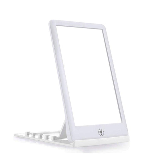 Light Therapy Lamp,TKLake 1Pack 10000-32000 Lux Portable Natural Sunlight Lamp LED Light Box with 3 Adjustable Brightness Levels,Full UV-Free LED Spectrum,Touch Control (White1)