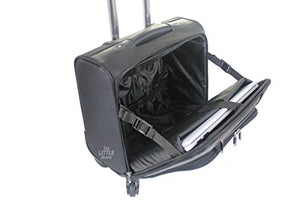 Wheeled Laptop Briefcase Business Office Bag Laptop Trolley Case Pilot Case Travel Cabin Bag 814