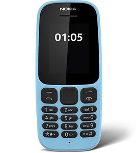 Nokia 105 1.8-Inch Single Sim Feature Phone - Blue (2017 Edition)