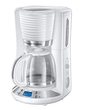 Russell Hobbs Inspire Filter Coffee Machine with Electric Kettle and High Gloss Plastic 4 Slice Toaster, White