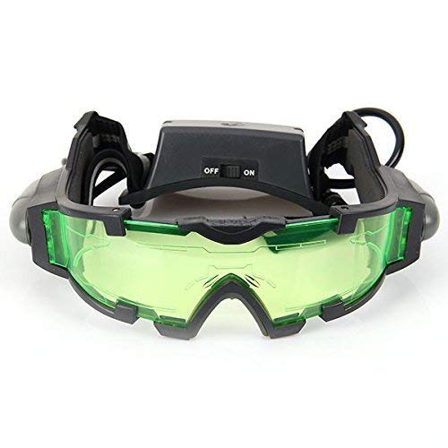 Gearmax® High Quality Night Vision Goggles with Flip-out LED Light For Night Activities