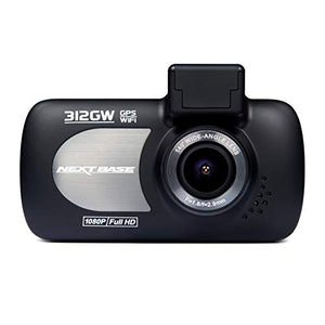 Nextbase 312GW Full 1080p HD In Car Dash Cam Camera Bundle Kit with Mount, Hardwire Kit, 32GB SD Card and case included
