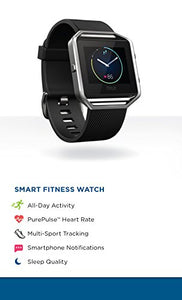 Fitbit Blaze Smart Activity Tracker and Fitness Watch with Wrist Based Heart Rate Monitor - Black/Large