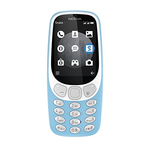 Nokia 3310 3G SIM-Free Feature Phone - Azure Blue