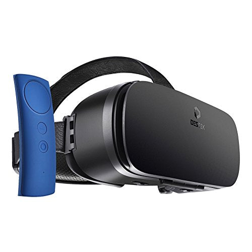 DESTEK V4 Daydream View, 103°FOV, Eye Protected HD VR Headset w/Daydream Controller,Touch Button for Daydream Smartphones w/ 4.5-6.0in Screen
