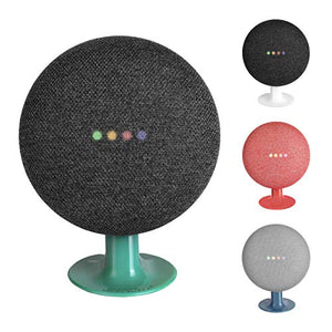 Pedestal Stand Holder for Google Home Mini,LANMU Desk Mount for Google Home Mini Voice Assistant (Green)