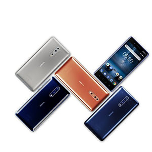 Nokia 8 SIM-Free Smartphone - Steel