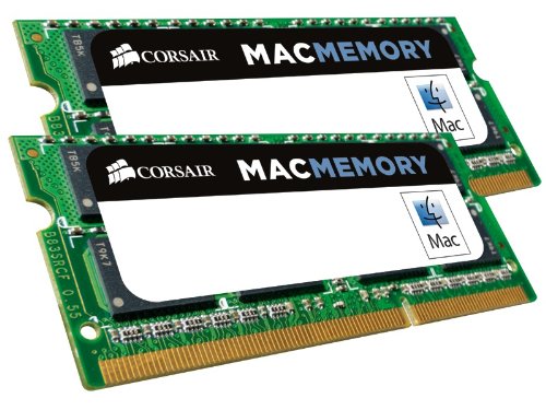 Corsair CMSA16GX3M2A1600C11 Apple Mac 16GB (2x8GB) DDR3 1600Mhz CL11 Apple Certified SODIMM Kit