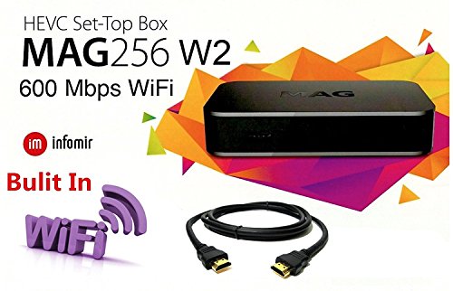 MAG 256 W2 IPTV Set Top Box w/ 600Mbps WiFi