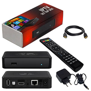 MAG 254w2 Latest Original Linux IPTV/OTT Box - Fast Processor, faster than MAG 250-Genuine Original Box From Infomir With Built-In Wi-Fi Dongle