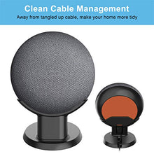 SPORTLINK Desk Mount for Google Home Mini and Nest Mini （2nd gen）, Improves Sound Visibility and Appearance, Smart Speaker Pedestal, Table Stand for Home Mini (Desk Holder-Black)