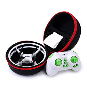 DW1 Mini Quadcopter Drone Anti-skidding Rifle SpaceTrek UFO Design Headless Mode Drone toy with Portable Transport Case