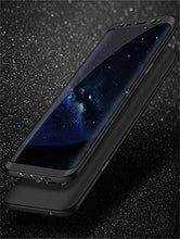 Samsung Galaxy S8 PLUS Case Galaxy S8 Cover 360 Degree Protection 2 in 1 Slim Cover Adamark Shockproof PC Front TPU Back Full Body Coverage Protection Protective Case For Samsung Galaxy S8/S8 PLUS (without Tempered Glass Film Protector) (Black, S8 PLUS 6.