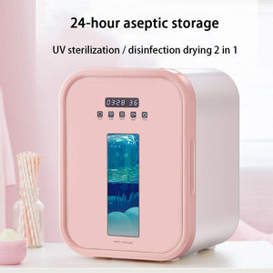 Multifunctional Bottle Sterilizer, Drying Storage and Disinfection 3 in 1 Baby Baby Toys Clothing Tableware UV Disinfection Cabinet