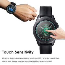 CAVN Samsung Galaxy Watch 42mm Screen Protector, [4 Packs] Waterproof Tempered Glass Screen Protection Cover Saver for Samsung Galaxy Watch [High Sensitively] [HD Clear] [Anti-Scratch] [Anti-Bubble]