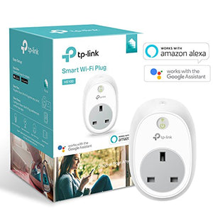 TP-LINK WiFi Smart Plug, Works with Amazon Alexa (Echo and Echo Dot), Google Home and IFTTT, No Hub Required, Control your Devices from Anywhere