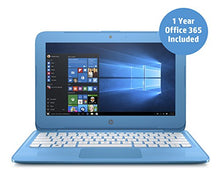 HP Stream 11-y000na 11.6-inch Laptop (Aqua Blue) - (Intel Celeron N3060, 2GB RAM, 32GB eMMC, Office 365, 1TB OneDrive Cloud Storage, 1 Year Free Subscription, Windows 10)