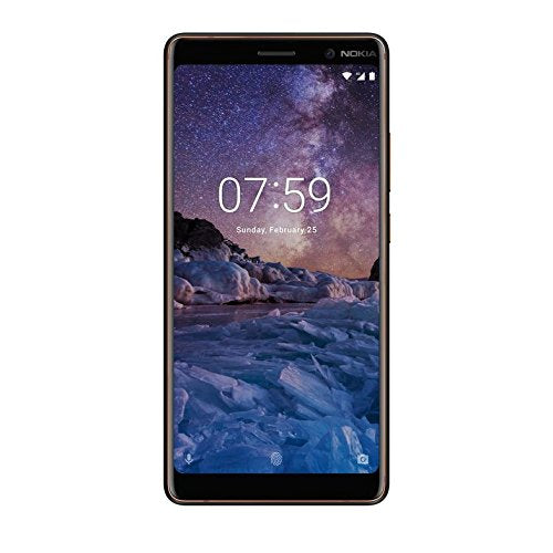 Nokia 7 Plus Sim-Free Smartphone - Black/Copper