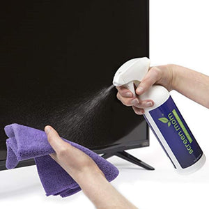 Screen Cleaner Kit - Best LED & LCD TV, Computer Monitor, Laptop iPad Screens - Contains Over 1,572 Sprays in Each Large 16 Ounce Bottle - Includes Premium Microfiber Cloth