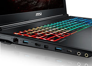 MSI GP62MVR 7RFX-880 Leopard Pro 15.6-Inch Full HD Gaming Laptop (Black) - (Core i7-7700HQ, 8GB RAM, 128GB SSD, 1TB HDD, GTX 1060 Graphics, Windows 10 Home)