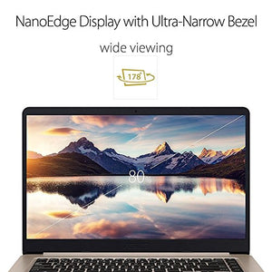 ASUS ZenBook UX410UA-GV158T Z14-inch Full HD Nano Edge Screen Laptop (Quartz Grey) - (Intel Core i3-7100U, 4GB RAM, 128GB SSD, Windows 10, Bluetooth 4.1, Harman Kardon Speakers)
