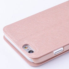 Slim PU Leather Wallet Flip elegant fashion Case Cover plug-in card Stand function (iPhone 6/6s, Pink)