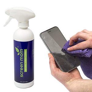 Screen Cleaner Kit - Best LED & LCD TV, Computer Monitor, Laptop iPad Screens - Contains Over 1,572 Sprays in Each Large 16 Ounce Bottle - Includes Premium Microfiber Cloth