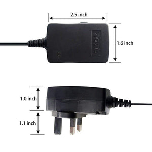 Universal Charger 12W 3V 4.5V 5V 6V 7.5V 9V 12V 1A 1000mA Regulated Multi Voltage Switch Replacement Power Supply Adapter for Household Electronic Devices Routers Speaker CCTV Camera TV box SmartPhone  Charger