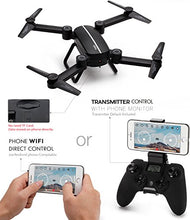 TOZO reg; Q1012 Drone RC Quadcopter Altitude Hold Headless RTF 3D 360 Degree FPV VIDEO WIFI 720P HD Camera 6 axis 4CH 2.4Ghz Height Hold Easy Fly Steady for learning, Black