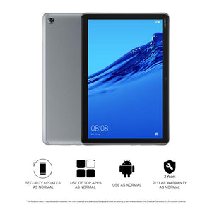 Huawei MediaPad M5 Lite 10-Inch Tablet - Huawei Kirin 659, 3 GB RAM, 32 GB HDD, Mali T830 MP2, Android 8.0 FHD Display- (Grey)