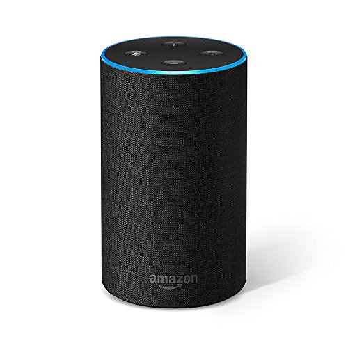 Certified Refurbished Amazon Echo (2nd generation), Charcoal Fabric