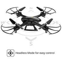 Holy Stone HS200 FPV Drone with 720P HD Live Video Wifi Camera 2.4GHz 4CH 6-Axis Gyro RC Quadcopter with Altitude Hold, Gravity Sensor and Headless Mode Function RTF, Black