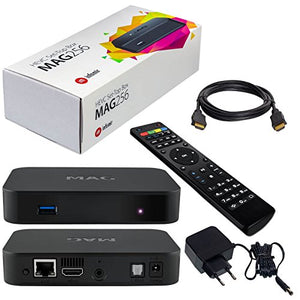 MAG 256w1 Latest Original Linux IPTV/OTT Box - Fast Processor, faster than MAG 254-Genuine Original Box From Infomir With Built-In Wi-Fi