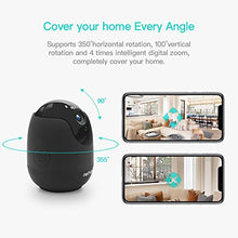 Home Security Camera,Compatible with Alexa Echo show 360 degree View,Netvue Wireless IP Camera with Motion Detection P/T/Z,TF Card Record,2 Way Audio and Night Vision, Baby monitor (PT 1080P-B)