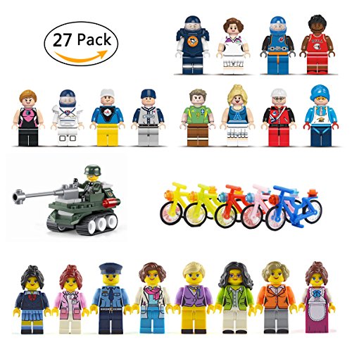 LAOZHOU 27 Mini figures Sets Building Bricks Mini People