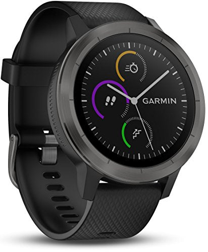 Garmin Vivoactive 3 GPS Smartwatch with Built-In Sports Apps and Wrist Heart Rate, Gunmetal
