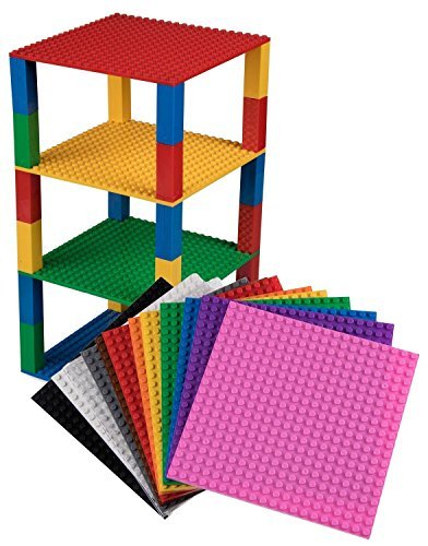Premium Rainbow Stackable Base Plates - 12 Pack 6