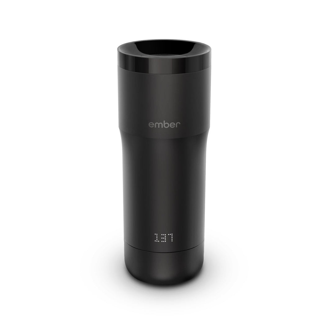 Ember Temperature-Control Smart Mug, 12 Ounce, 2-hr Battery Life, Black - App-Controlled Heated Coffee Travel Mug