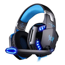 EasySMX Comfortable LED 3.5mm Stereo Gaming LED Lighting Over-Ear Headphone Headset Headband with Mic for PC Computer Game with Noise Cancelling & Volume Control