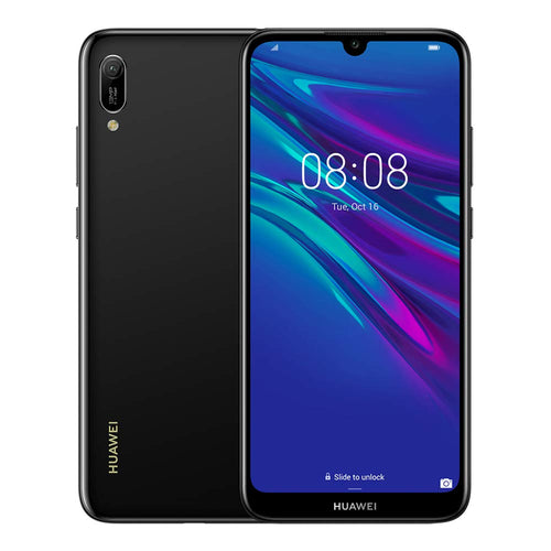 Huawei Y6 2019 32 GB 6.09 inch FullView Dewdrop Display Smartphone with 13 MP  Camera, Android 9.0 Sim-Free Mobile Phone, UK Version, Midnight Black