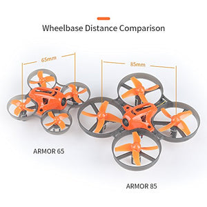 MakerStack Armor 65 Plus Micro FPV Racing Drone 65mm Whoop Quadcopter 7x16mm Motors F3 FC with XM Frsky Receiver BNF