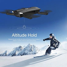 Holy Stone HS160 Shadow FPV RC Drone with 720P HD Wi-Fi Camera Live Video Feed 2.4GHz 6-Axis Gyro Quadcopter for Kids & Beginners - Altitude Hold, One Key Start, Foldable Arms, Bonus Battery