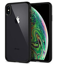 Spigen [Ultra Hybrid] iPhone Xs Max Case 6.5 inch with Air Cushion Technology and Clear Hybrid Drop Protection for iPhone Xs Max (2018) 6.5 inch - Matte Black