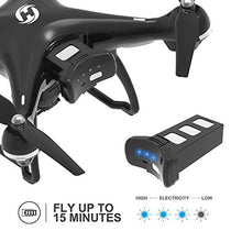 Holy Stone HS100 FPV RC Drone with Camera Live Video and GPS Return Home Quadcopter with Adjustable Wide-Angle 720P HD WIFI Camera- Follow Me, Altitude Hold, Intelligent Battery, Long Control Distance