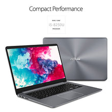 ASUS VivoBook F510UA 15.6” Full HD Nanoedge Laptop, Intel Core i5-8250U Processor, 8GB DDR4 RAM, 1TB HDD, USB-C, Fingerprint, Windows 10 Home - F510UA-AH51, Star Gray