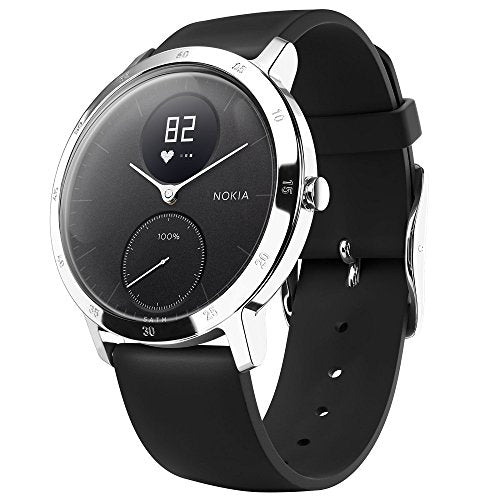 Nokia Steel HR Hybrid Smartwatch – Activity, Fitness and Heart Rate tracker, Black, 36mm