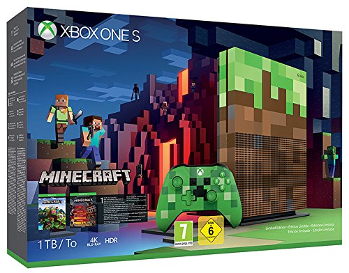 Console Videogames Microsoft Xbox One S 1 TB Minecraft Limited Edition