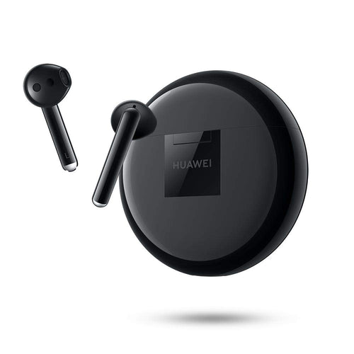 HUAWEI FreeBuds 3 - Wireless Bluetooth Earphone with Intelligent Noise Cancellation (Kirin A1 Chipset, Ultra-Low Latency, Fast Bluetooth Connection, 14mm Speaker,  Quick Wireless Charging), Black